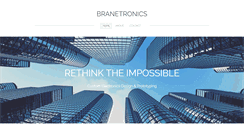 Desktop Screenshot of branetronics.com